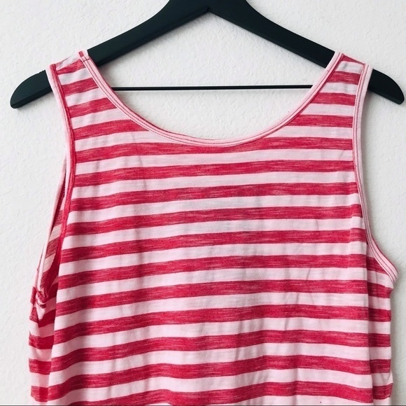 New! Texas Tech University Red White Stripes College Team Spirit Jersey Tank Top - Picture 4 of 8